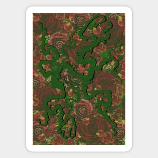 Vines (floral background) Sticker